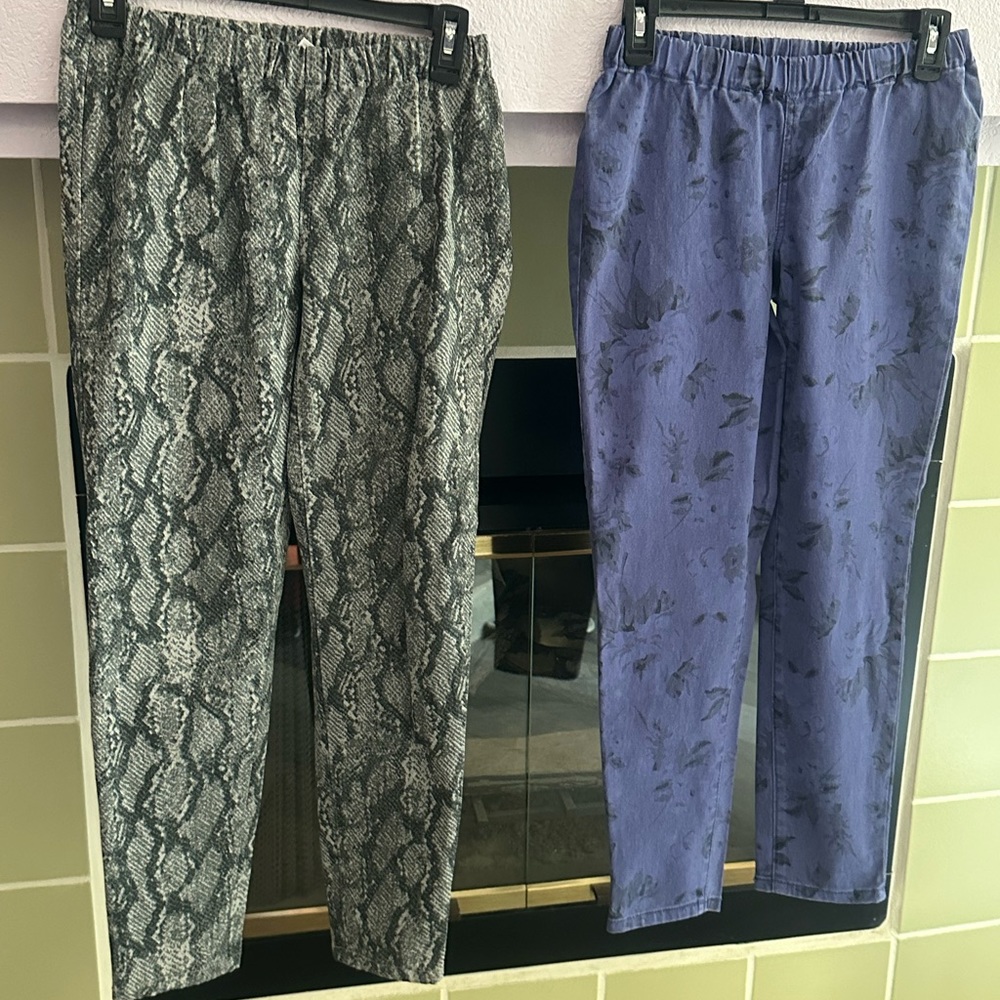 2 PAIR DIANE GILMAN (DG2) JEANS( Petite Small)